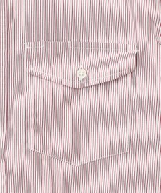 J.PRESS MEN ポプリンマルチストライプ ボタンダウンシャツ