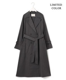 ICB 【撥水加工】 メモリーストレッチタフタ トレンチコート