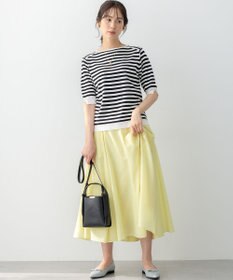 組曲 L 5分袖ニットＴシャツ