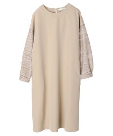 Green Parks 洗える袖レースワンピース