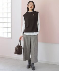J.PRESS LADIES 【プラスワンアイテムに】DRALON MERINO ニット ベスト