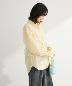 Green Parks ＳＥＴ２点シャツ＋レースビスチェ