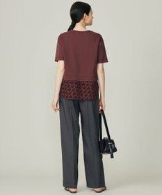 自由区 【カタログ掲載】ジャカードコンビジャージー カットソー