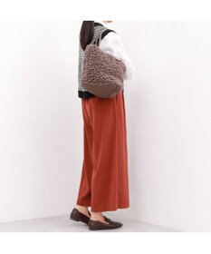 UNBILLION カシュカシュ cachecache / フェイクムートンハトメトートバッグ