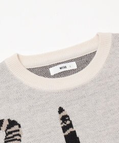 WEGO アニマルジャガードニットプルオーバー