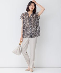 23区 【洗える】トロピカル2WAYストレッチ テーパード パンツ