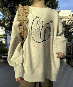 Green Parks 手書きプリントスウェット