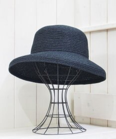 石田製帽 美濃和紙xコットンブレード　ウォッシャブルカサブランカ