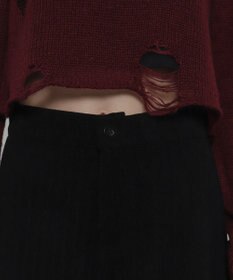 WEGO ジャガードハイウエストタイトショートパンツ