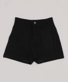 WEGO ジャガードハイウエストタイトショートパンツ