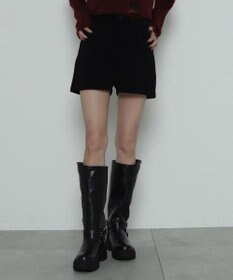 WEGO ジャガードハイウエストタイトショートパンツ