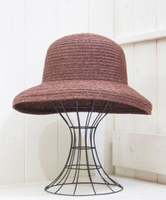 石田製帽 美濃和紙xコットンブレード　ウォッシャブルカサブランカ