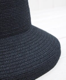 石田製帽 美濃和紙xコットンブレード　ウォッシャブルカサブランカ