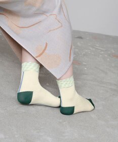 TRICOTE KASURI RIB SOCKS／かすりリブソックス