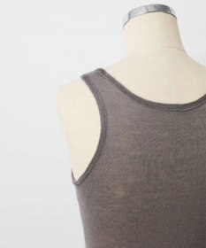 TOQUE 〈大草直子さんアドバイザー〉ロイヤルベビーアルパカ針抜きスムスインナータンクトップ