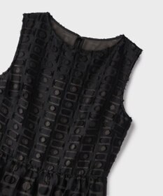 GRACE CONTINENTAL キカドットジャガードドレス