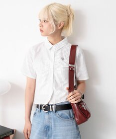 WEGO コンパクトギャザーシャツ