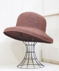 石田製帽 美濃和紙xコットンブレード　ウォッシャブルカサブランカ