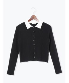 Te chichi ポロカラークロップトカーディガン