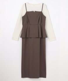 ANY SIS L キャミワンピース × カットソー セット