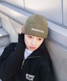 WEGO 【ユニセックス着用ITEM】ロゴショートビーニー