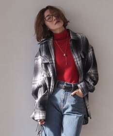 WEGO 【2025年秋冬新作/ユニセックス着用ITEM/SMLサイズ展開】ヘビーネルチェックシャツ（LS）