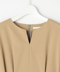 自由区 【ベルト付き】ウーステッドライク ワンピース