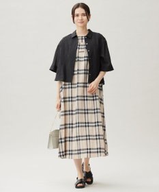 自由区 【カタログ掲載・接触冷感・洗える】シアーラミーローンクロップド丈 ブラウス