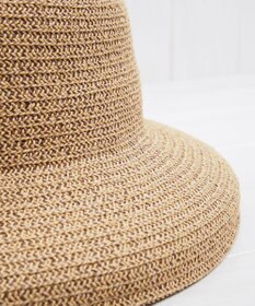 石田製帽 美濃和紙xコットンブレード　ウォッシャブルカサブランカ