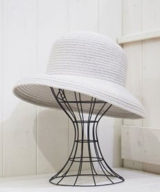 石田製帽 美濃和紙xコットンブレード　ウォッシャブルカサブランカ