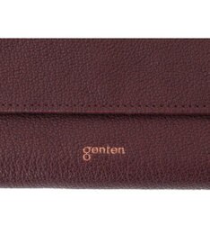genten 【新色】フレスコ フラップ長財布