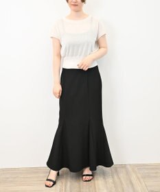 TOQUE 25SS新作〈大草直子さんアドバイザー〉シルク×コットンニットフレンチスリーブ