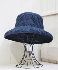 石田製帽 美濃和紙xコットンブレード　ウォッシャブルカサブランカ