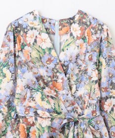 GRACE CONTINENTAL グラデフラワープリントトップ