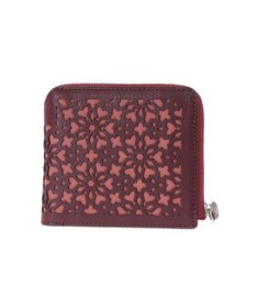 genten カレイド 外ファスナー2つ折り財布