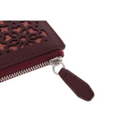 genten カレイド 外ファスナー2つ折り財布