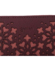 genten カレイド 外ファスナー2つ折り財布