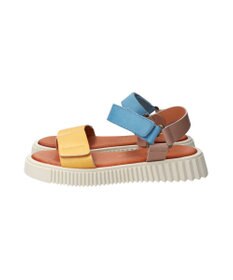 INTER-CHAUSSURES 【Wikers】ソフトスクエアトウ厚底サンダル