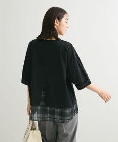 Green Parks ５分袖裾シアードッキングチュニック