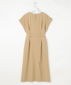 自由区 【ベルト付き】ウーステッドライク ワンピース