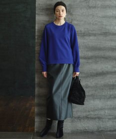 ICB L 【洗える】フェイクレザー ナロースカート