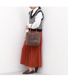 UNBILLION カシュカシュ cachecache / フェイクムートンハトメトートバッグ