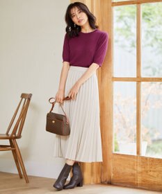 ANY 【14色展開/洗える】ウーリッシュ プリーツスカート