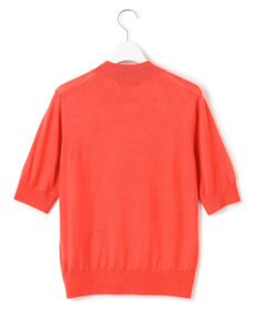 23区 S 【洗える】サステナブルウール モックネック 5分袖 ニット