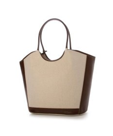 UNBILLION ペルケ perche / キャンバス・牛革トリミングトート