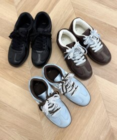 WEGO ダブルシューレースローカットスニーカー