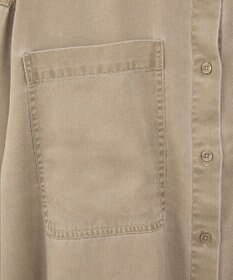 Green Parks 裾フリンジウ゛ィンテージ風シャツ