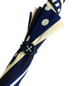 +RING レディース向け プラスリング 長傘 60cm NVY T1374