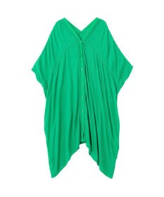 Green Parks ハシゴレースレーヨンクレープチュニック