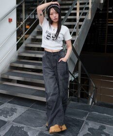 WEGO グラフィックレースアップちびT